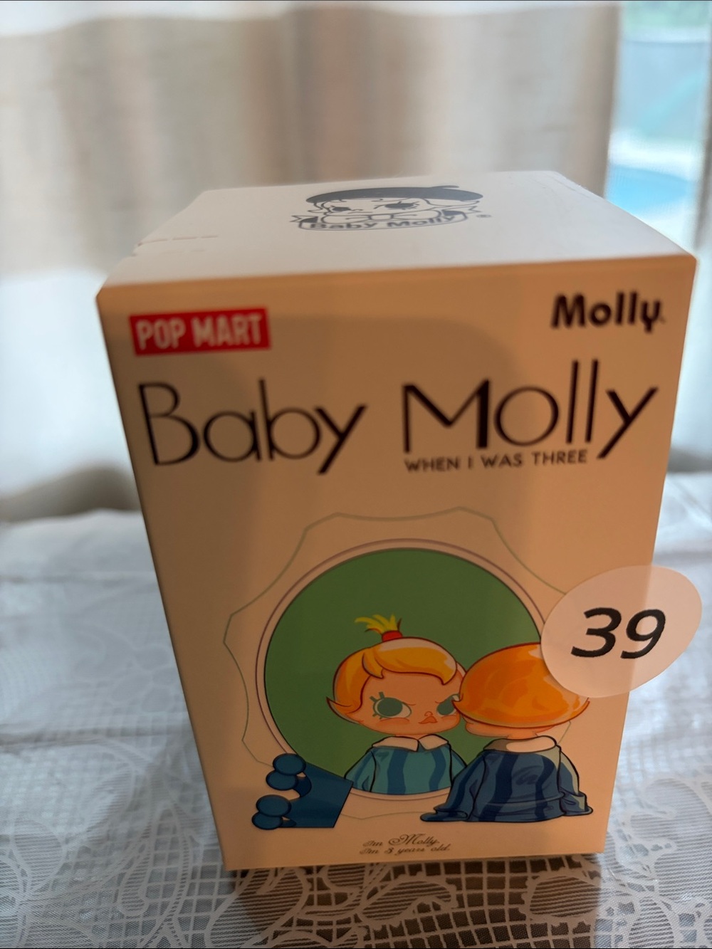 39, Pop Mart Baby Molly blind box only contains one figure.